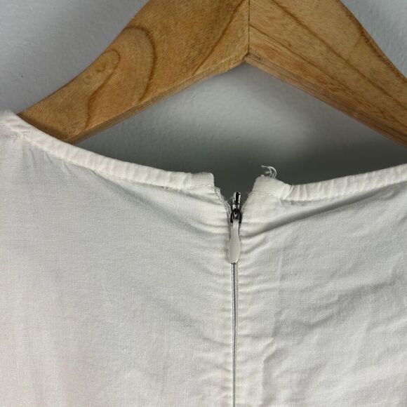 SEA NEW YORK Violette Patch Puff Sleeve Midi Dress M - Picture 4 of 9